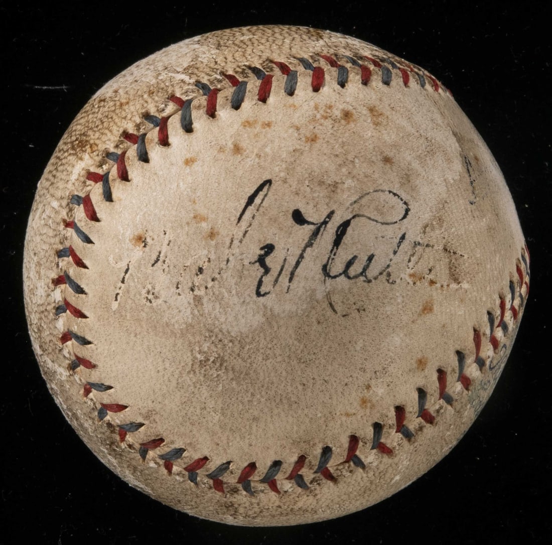 Babe Ruth Autographed 1930s OAL Baseball Yankees PSA/DNA LOA (1 of 9)