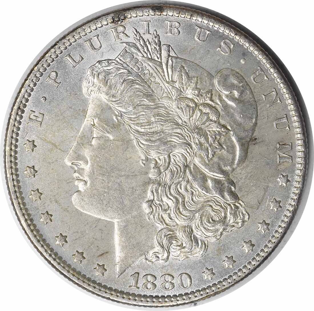 1880-O Morgan Silver Dollar Choice BU Uncertified Silver Coin (1 of 2)