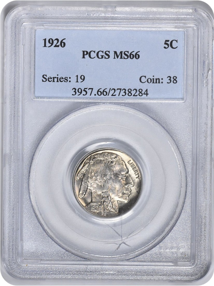 1926 Buffalo Nickel MS66 PCGS Uncirculated Coin (1 of 2)