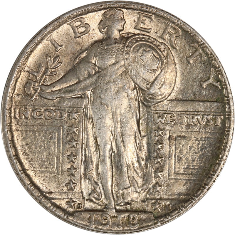 1918-S Standing Liberty Quarter Silver Circulated San Francisco: 1918-S Standing Liberty Quarter Silver Circulated San Francisco This 1918-S Standing Liberty Quarter features a striking design and is a notable addition for any coin collector. Minted in San Francisc