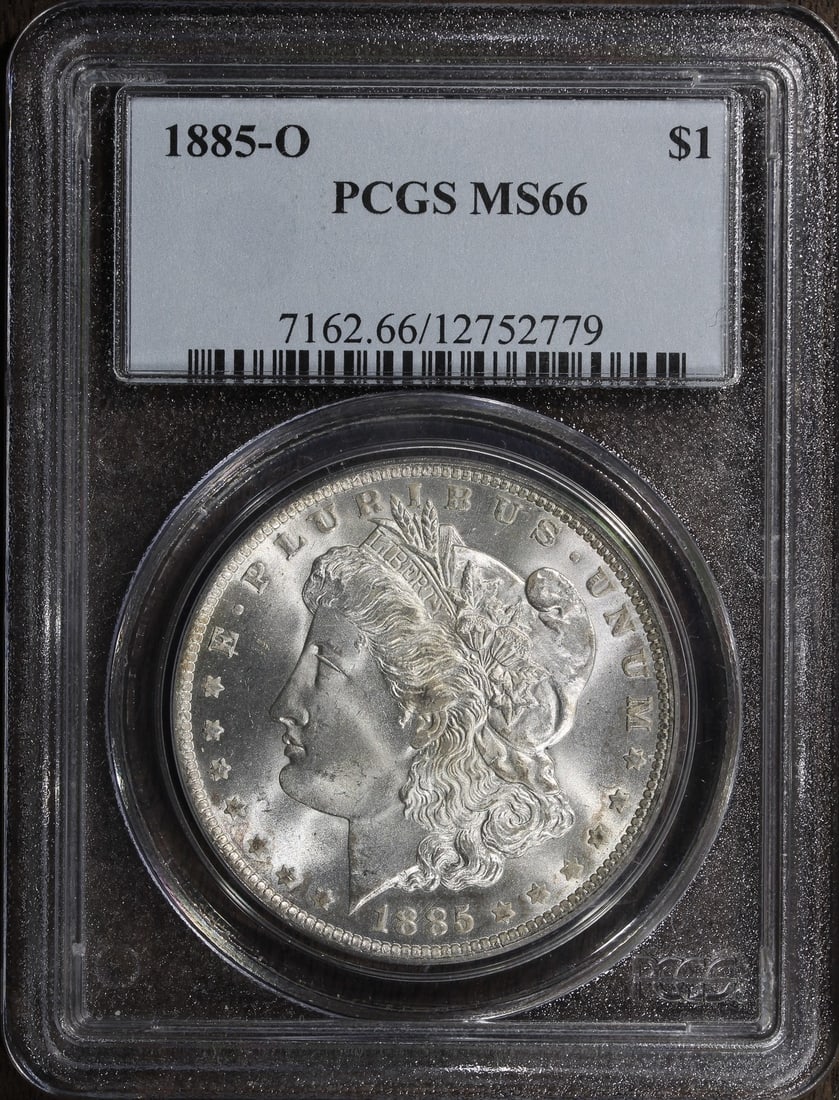 1885-O Morgan Silver Dollar MS66 PCGS Certified Gem Coin (1 of 4)