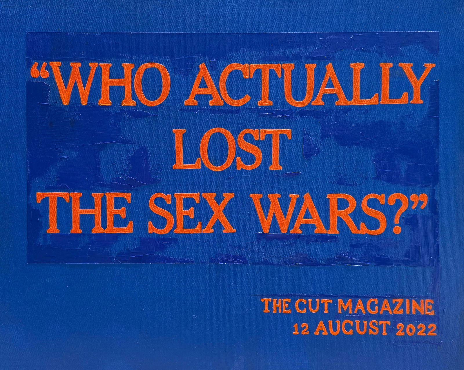 Tetiana Kalivoshko Abstract Painting 'Sex Wars' 16 x 20 in 2025: Tetiana Kalivoshko Abstract Painting 'Sex Wars' 16 x 20 in 2025 Experience the captivating piece "Sex Wars" by artist Tetiana Kalivoshko, a striking abstract painting that beautifully blends emotion