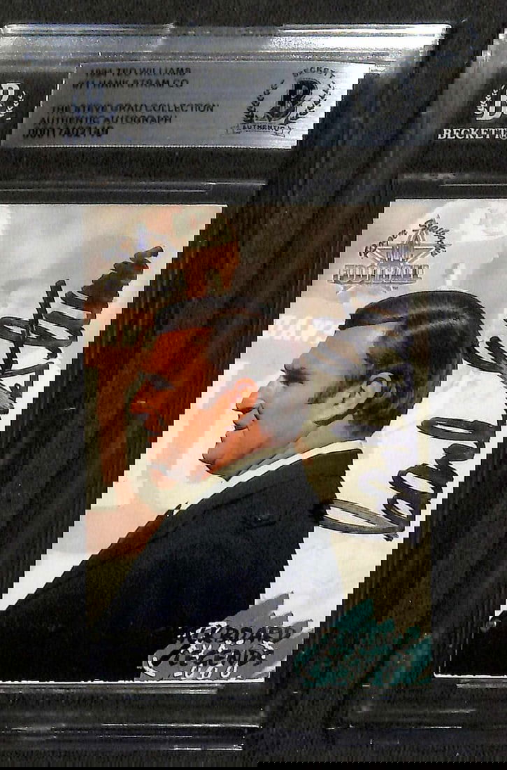 Hank Stram Signed 1994 Ted Williams #71 Card Beckett Authenticated (1 of 1)