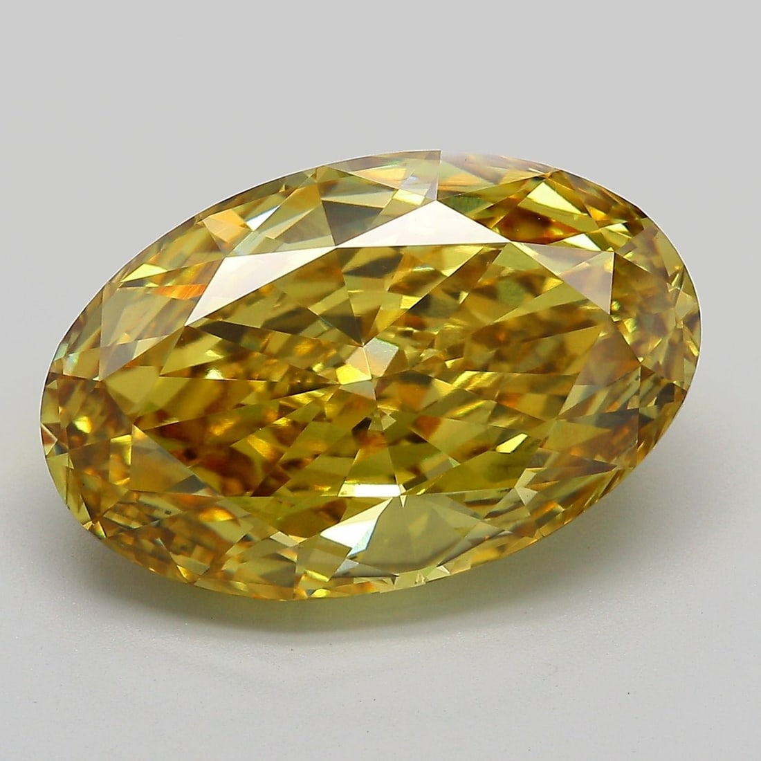 Loose Diamond - OVAL 10.36ct Fancy Vivid Yellow VVS2 (1 of 1)