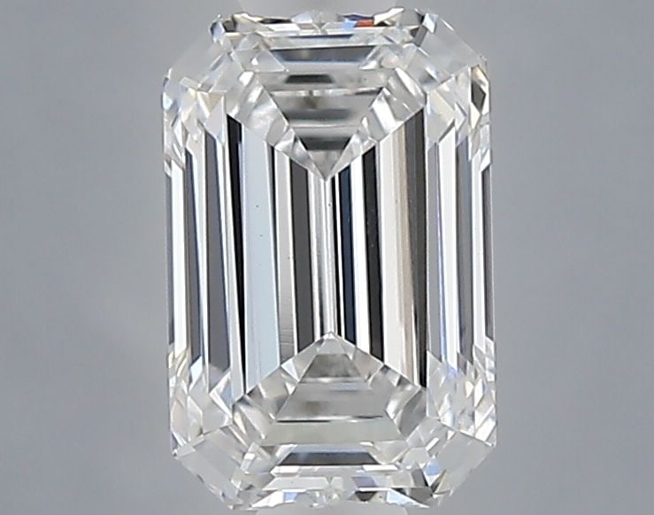 Loose Diamond - EMERALD 1.02ct E VVS2: Loose Diamond - EMERALD 1.02ct E VVS2 Source: This is a real non-mined Diamond that has been grown in a lab Shape: EMERALD Carats: 1.02 Color: E Clarity: VVS2 Certification: NONE Video: