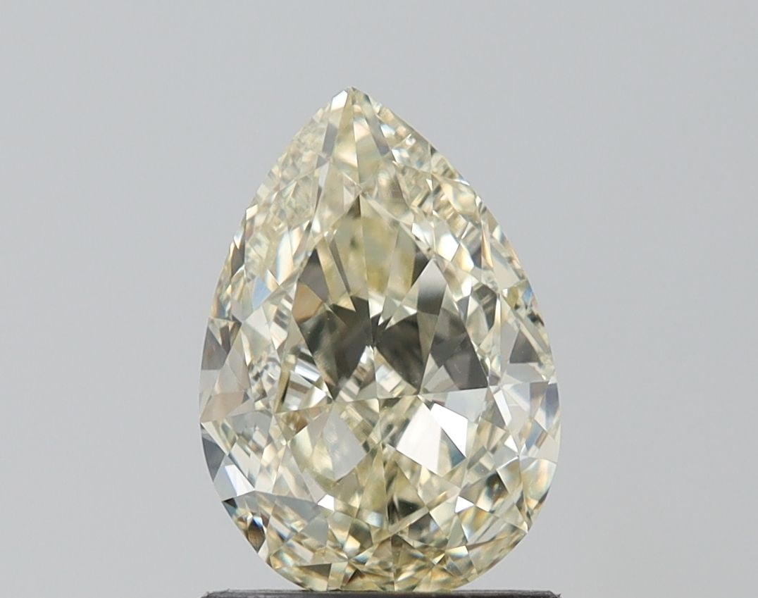 Loose Diamond - PEAR 1.44ct Fancy Yellow VS1: Loose Diamond - PEAR 1.44ct Fancy Yellow VS1 Source: This is a real non-mined Diamond that has been grown in a lab Shape: PEAR Carats: 1.44 Color: Fancy Yellow Certification: IGI Video: Video Link