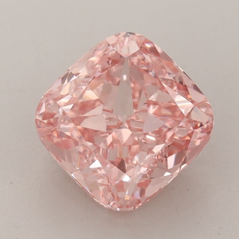 Loose Diamond - CUSHION BRILLIANT 3.22ct Fancy Vivid Pink VS1: Loose Diamond - CUSHION BRILLIANT 3.22ct Fancy Vivid Pink VS1 Source: This is a real non-mined Diamond that has been grown in a lab Shape: CUSHION BRILLIANT Carats: 3.22 Color: Fancy Vivid Pink Certif