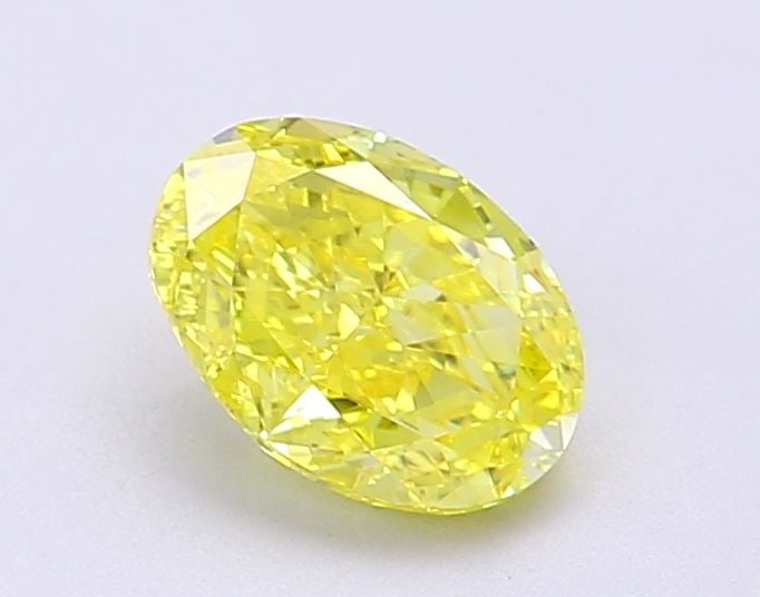 Loose Diamond - OVAL 1.0ct Fancy Vivid Yellow VS1: Loose Diamond - OVAL 1.0ct Fancy Vivid Yellow VS1 Source: This is a real non-mined Diamond that has been grown in a lab Shape: OVAL Carats: 1.0 Color: Fancy Vivid Yellow Certification: IGI Video: