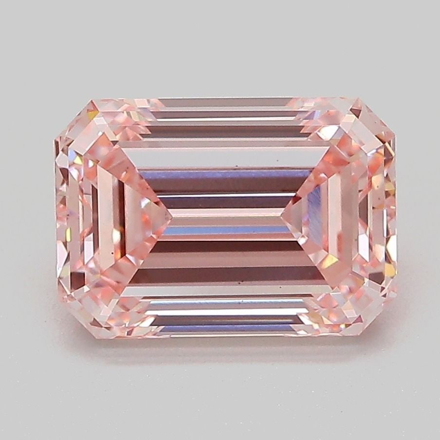 Loose Diamond - EMERALD 3.1ct Fancy Intense Pink VS1: Loose Diamond - EMERALD 3.1ct Fancy Intense Pink VS1 Source: This is a real non-mined Diamond that has been grown in a lab Shape: EMERALD Carats: 3.1 Color: Fancy Intense Pink Certification: IGI Video