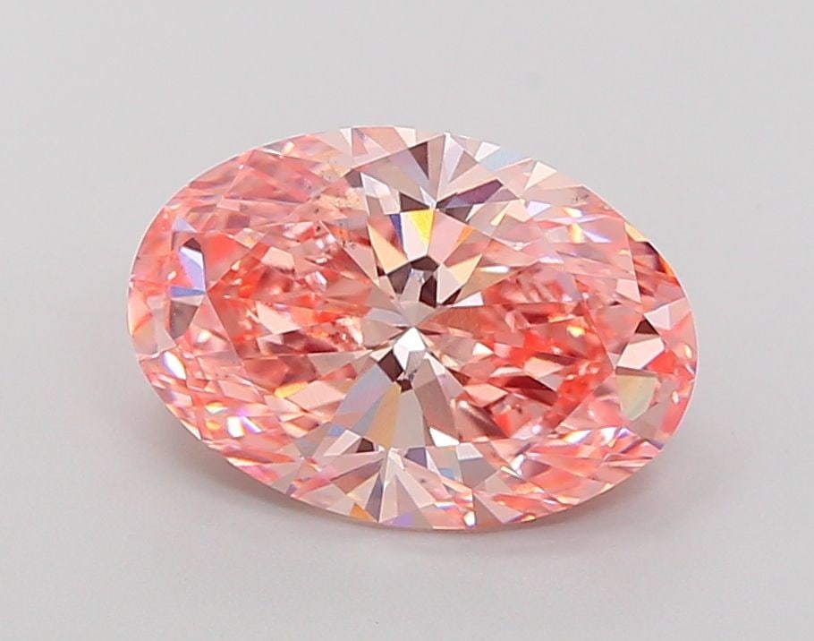 Loose Diamond - OVAL 5.06ct Fancy Vivid Pink VS2: Loose Diamond - OVAL 5.06ct Fancy Vivid Pink VS2 Source: This is a real non-mined Diamond that has been grown in a lab Shape: OVAL Carats: 5.06 Color: Fancy Vivid Pink Certification: IGI Video: