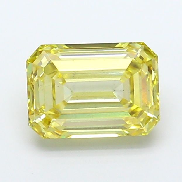 Loose Diamond - EMERALD 3.02ct Fancy Yellow VS2: Loose Diamond - EMERALD 3.02ct Fancy Yellow VS2 Source: This is a real non-mined Diamond that has been grown in a lab Shape: EMERALD Carats: 3.02 Color: Fancy Yellow Certification: IGI Video: Video
