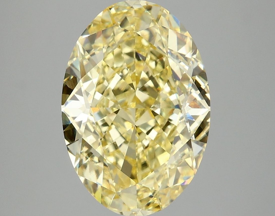 Loose Diamond - OVAL 5.05ct Fancy Intense Yellow VVS2: Loose Diamond - OVAL 5.05ct Fancy Intense Yellow VVS2 Source: This is a real non-mined Diamond that has been grown in a lab Shape: OVAL Carats: 5.05 Color: Fancy Intense Yellow Certification: IGI