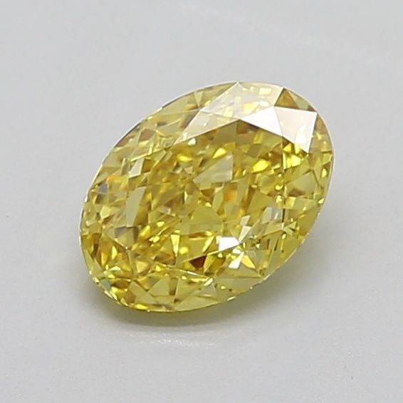 Loose Diamond - OVAL 1.17ct Fancy Intense Yellow VS1: Loose Diamond - OVAL 1.17ct Fancy Intense Yellow VS1 Source: This is a real non-mined Diamond that has been grown in a lab Shape: OVAL Carats: 1.17 Color: Fancy Intense Yellow Certification: IGI
