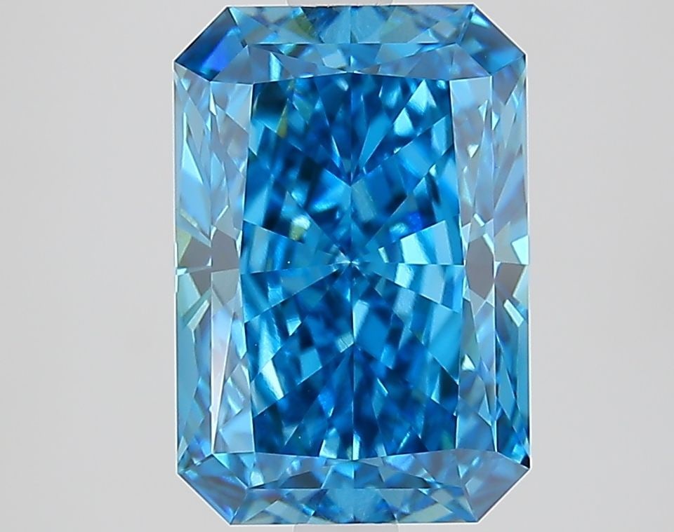 Loose Diamond - RADIANT 3.25ct Fancy Vivid Blue VVS2: Loose Diamond - RADIANT 3.25ct Fancy Vivid Blue VVS2 Source: This is a real non-mined Diamond that has been grown in a lab Shape: RADIANT Carats: 3.25 Color: Fancy Vivid Blue Certification: IGI