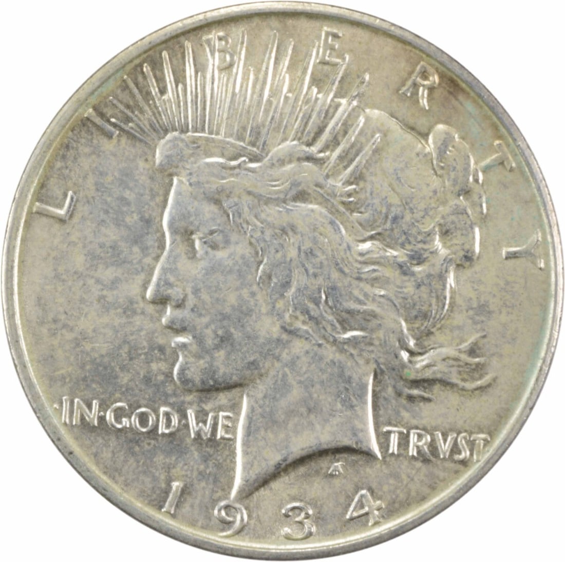 1934-D Peace Silver Dollar AU Uncertified 90% Silver Coin (1 of 2)