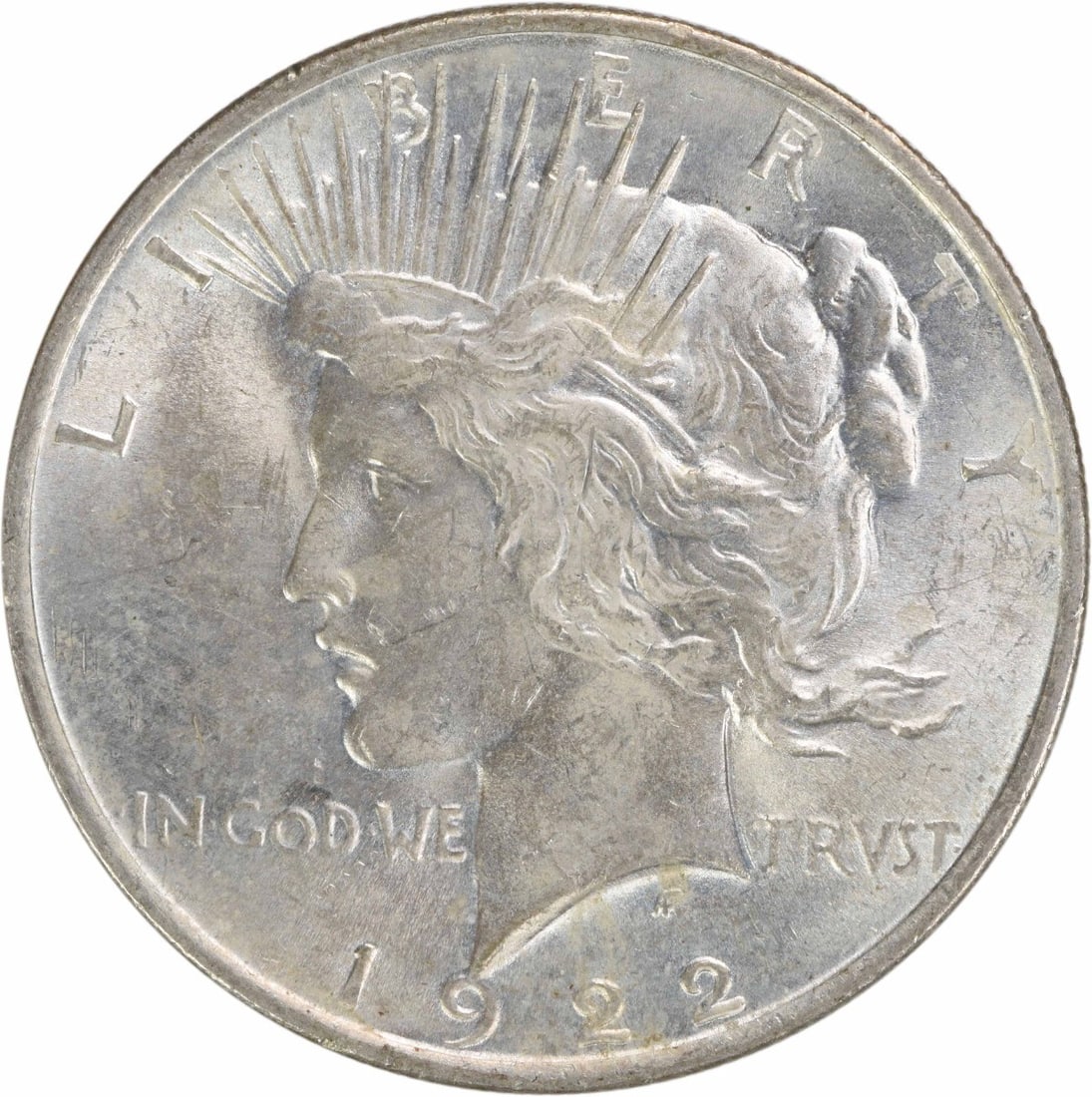 1922 Peace Silver Dollar Choice BU Uncertified Coin (1 of 2)