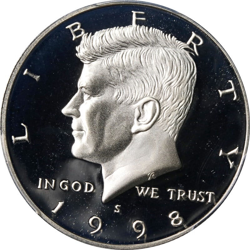 1998-S Kennedy Half Dollar Silver Proof PCGS PR70DCAM Stunning Luster (1 of 4)
