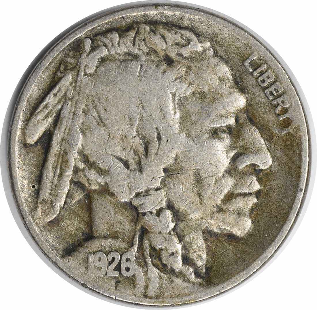 1926 San Francisco Buffalo Nickel Very Fine Grade Uncertified (1 of 2)