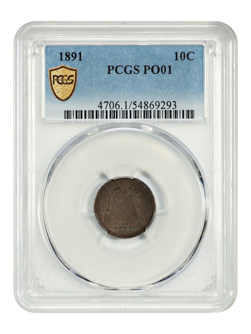 1891 Liberty Seated Dime 10C PCGS Poor 01 Lowball Offer: 1891 Liberty Seated Dime 10C PCGS Poor 01 Lowball Offer This 1891 Liberty Seated Dime is a certified PCGS Poor 01, making it an excellent choice for collectors seeking a lowball option. The coin has b