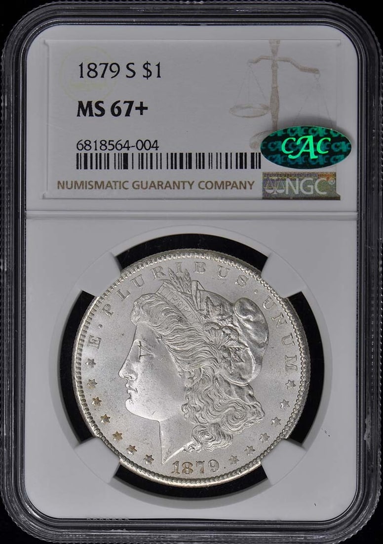 1879-S Morgan Dollar NGC MS67+ with CAC Certification (1 of 2)