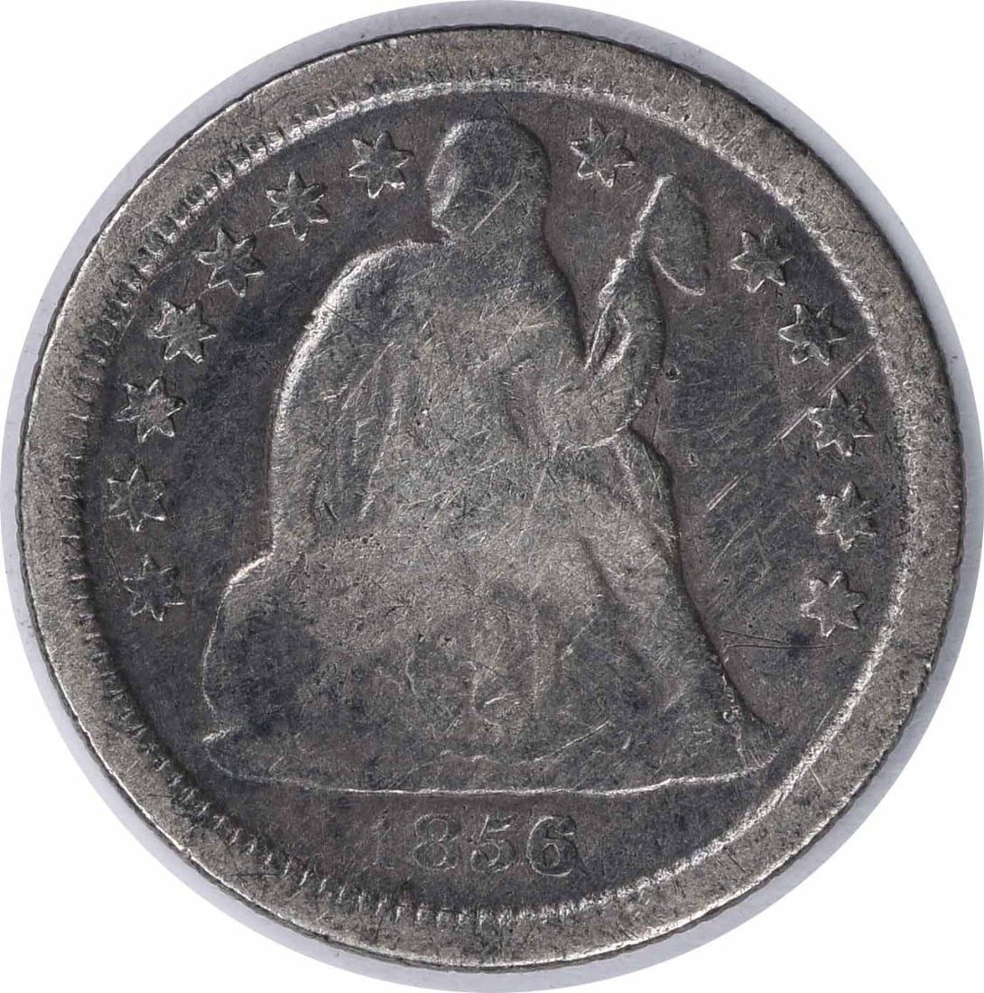 1856-O Liberty Seated Dime 90% Silver Uncertified New Orleans (1 of 2)