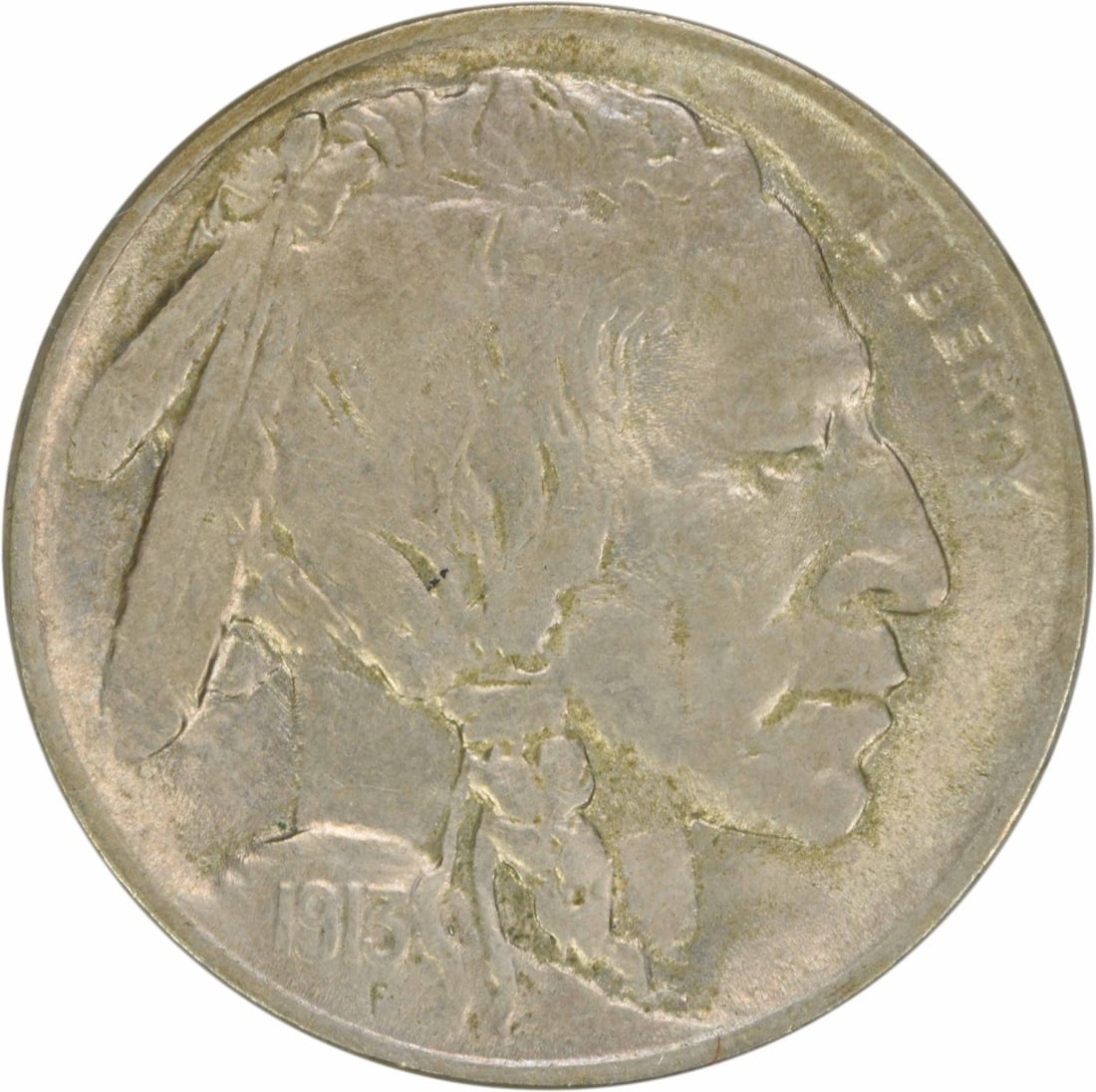1913 Buffalo Nickel Type 1 Choice BU Uncertified Coin (1 of 2)