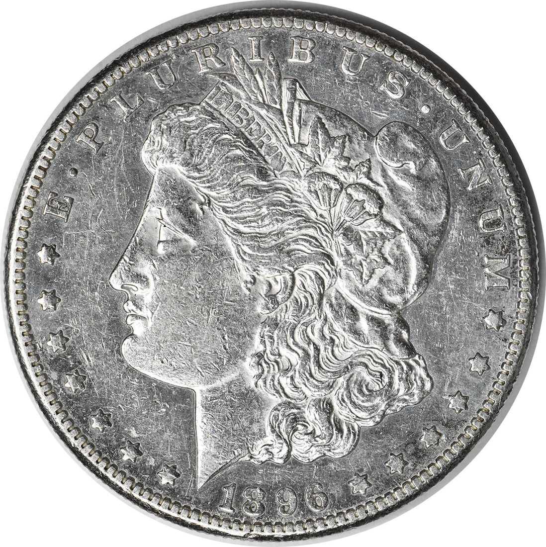1896-S Morgan Silver Dollar AU Uncertified San Francisco Coin: 1896-S Morgan Silver Dollar AU Uncertified San Francisco Coin This 1896-S Morgan Silver Dollar features a stunning design by George T. Morgan and is a noteworthy addition to any coin collection. It ha