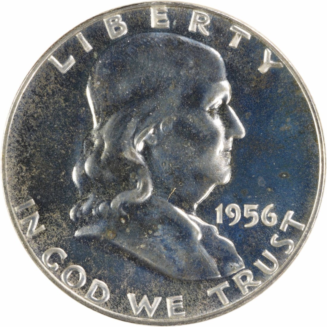 1956 Proof Franklin Half Dollar Silver Uncertified Choice Plus (1 of 2)