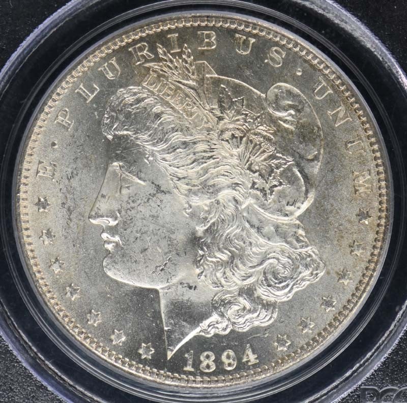 1894-S Morgan Dollar Uncirculated PCGS MS63 Certification - 3