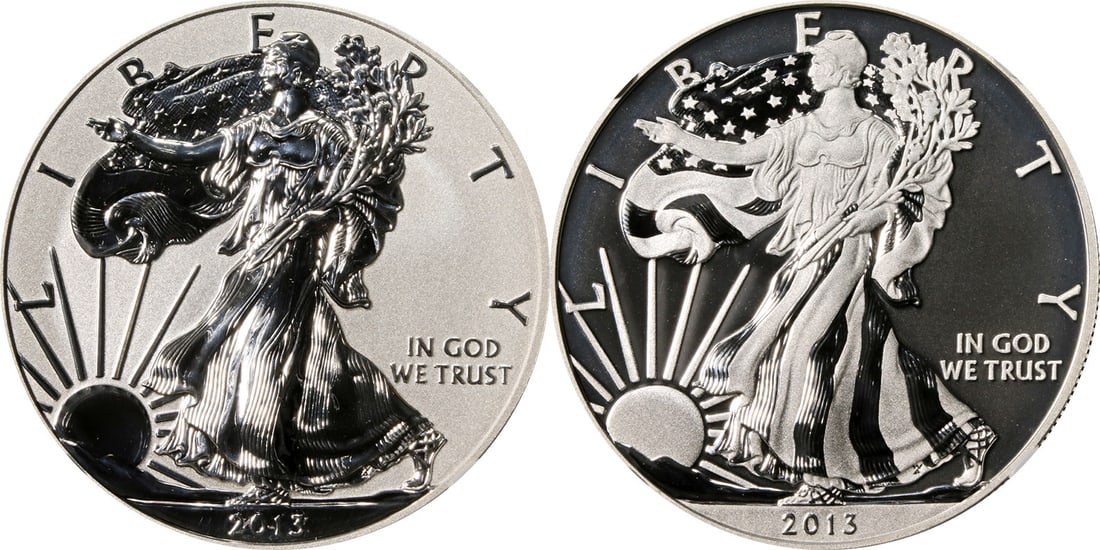 2 Piece 2013-W Silver Eagle NGC PF70 SP70 Set West Point Mint (1 of 4)