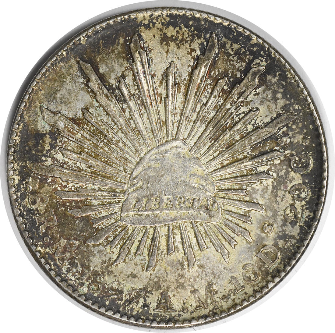 1897 Mo AM Mexico 8 Reales Silver Coin KM 377.10 Uncertified (1 of 2)