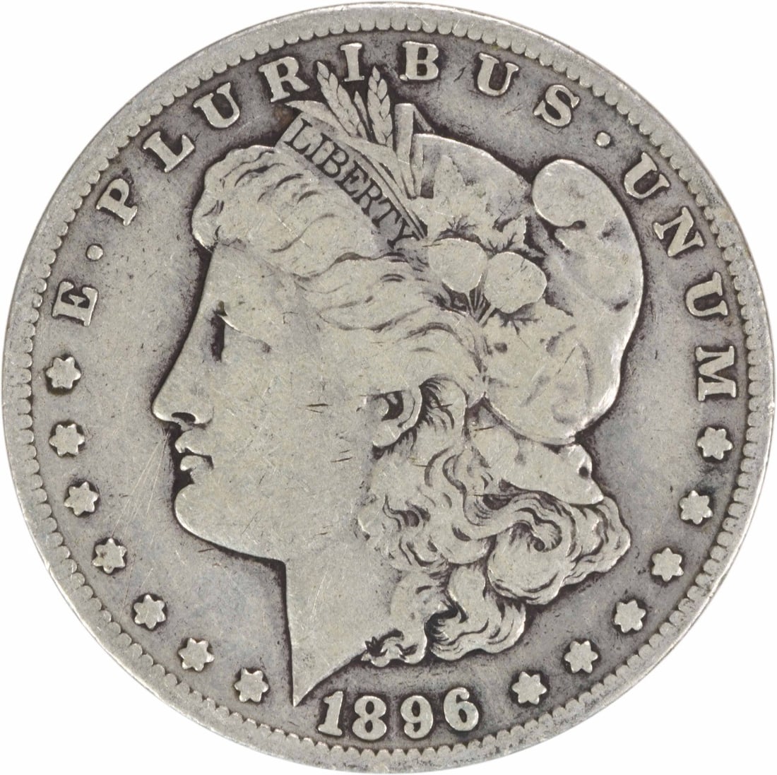 1896-S Morgan Silver Dollar Coin 90% Silver Uncertified (1 of 2)