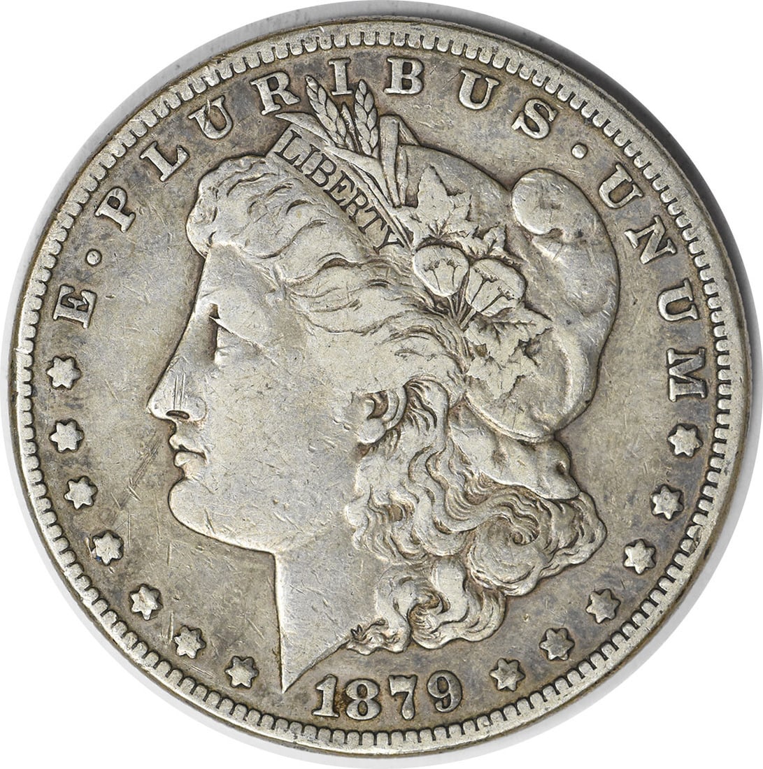 1879-S Morgan Silver Dollar Reverse of 1878 VF Uncertified (1 of 2)