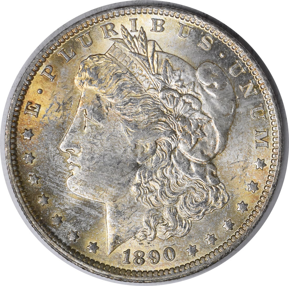 1890-O Morgan Silver Dollar BU Uncertified Silver Coin (1 of 2)