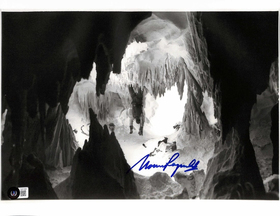 Norman Reynolds Signed 11x14 Star Wars Wampa Cave Photo Beckett Authenticated: Norman Reynolds Signed 11x14 Star Wars Wampa Cave Photo Beckett Authenticated This is an autographed 11x14 color photograph of the Wampa Cave from Star Wars: The Empire Strikes Back, signed by Norman