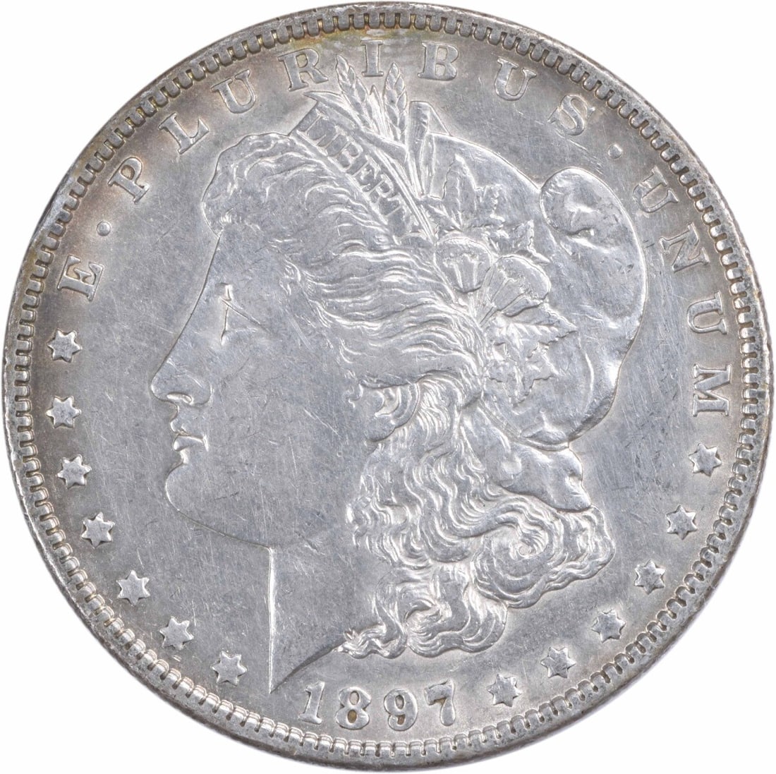 1897-O Morgan Silver Dollar Uncertified 90% Silver Coin (1 of 2)
