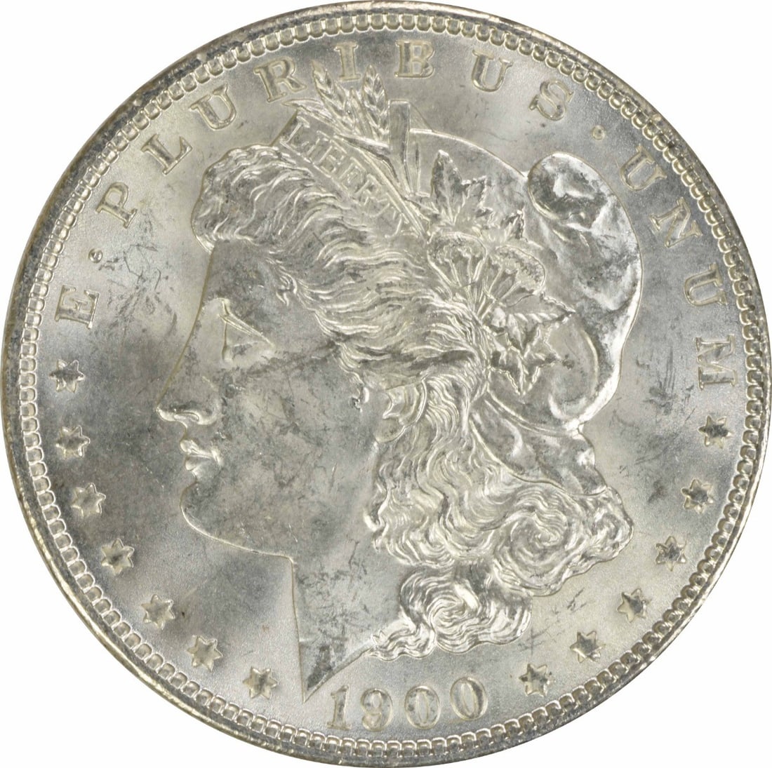 1900 Morgan Silver Dollar Choice BU Uncertified Silver Coin (1 of 2)