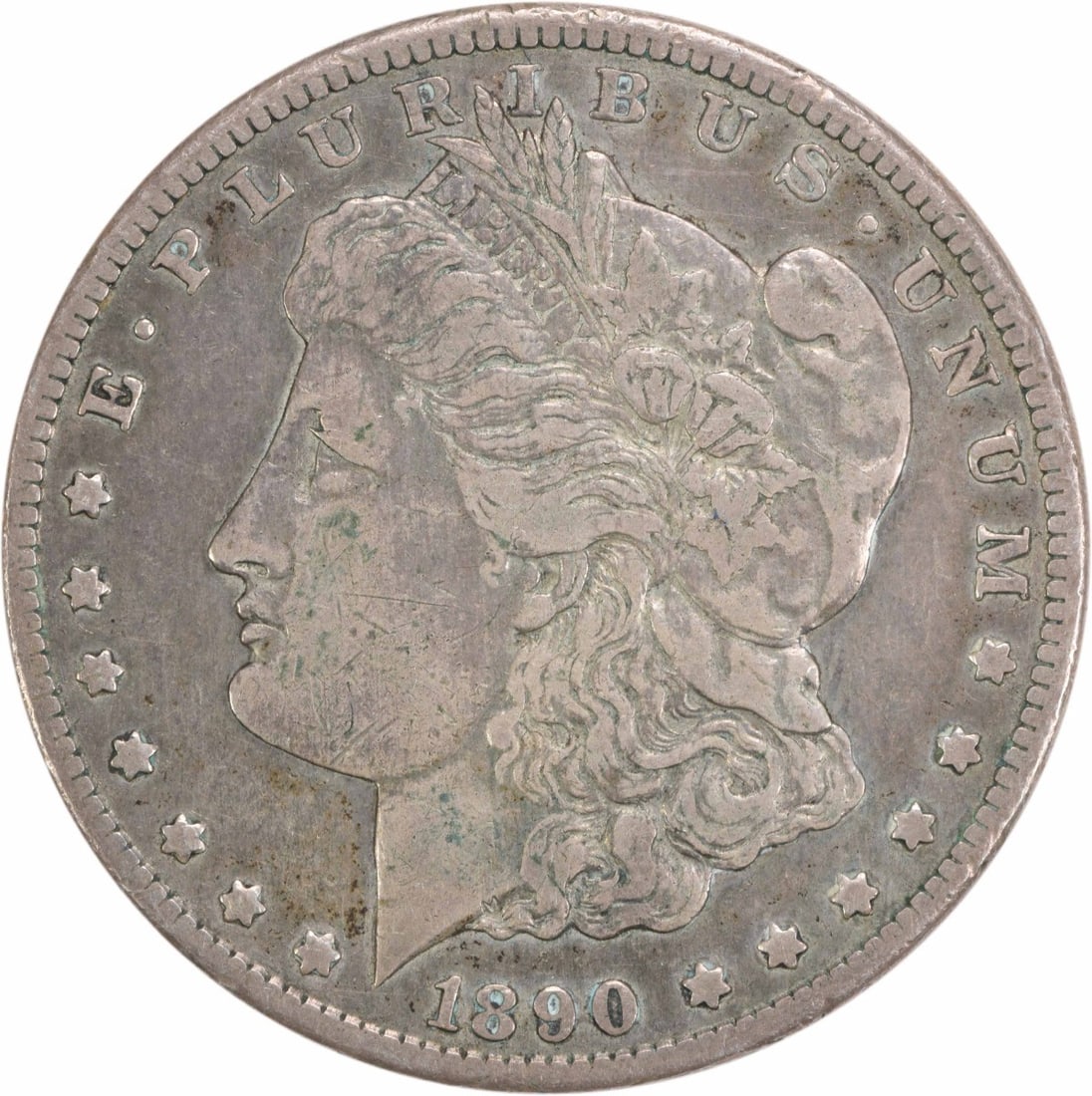 1890 CC Morgan Silver Dollar VF Uncertified Coin 90% Silver (1 of 2)