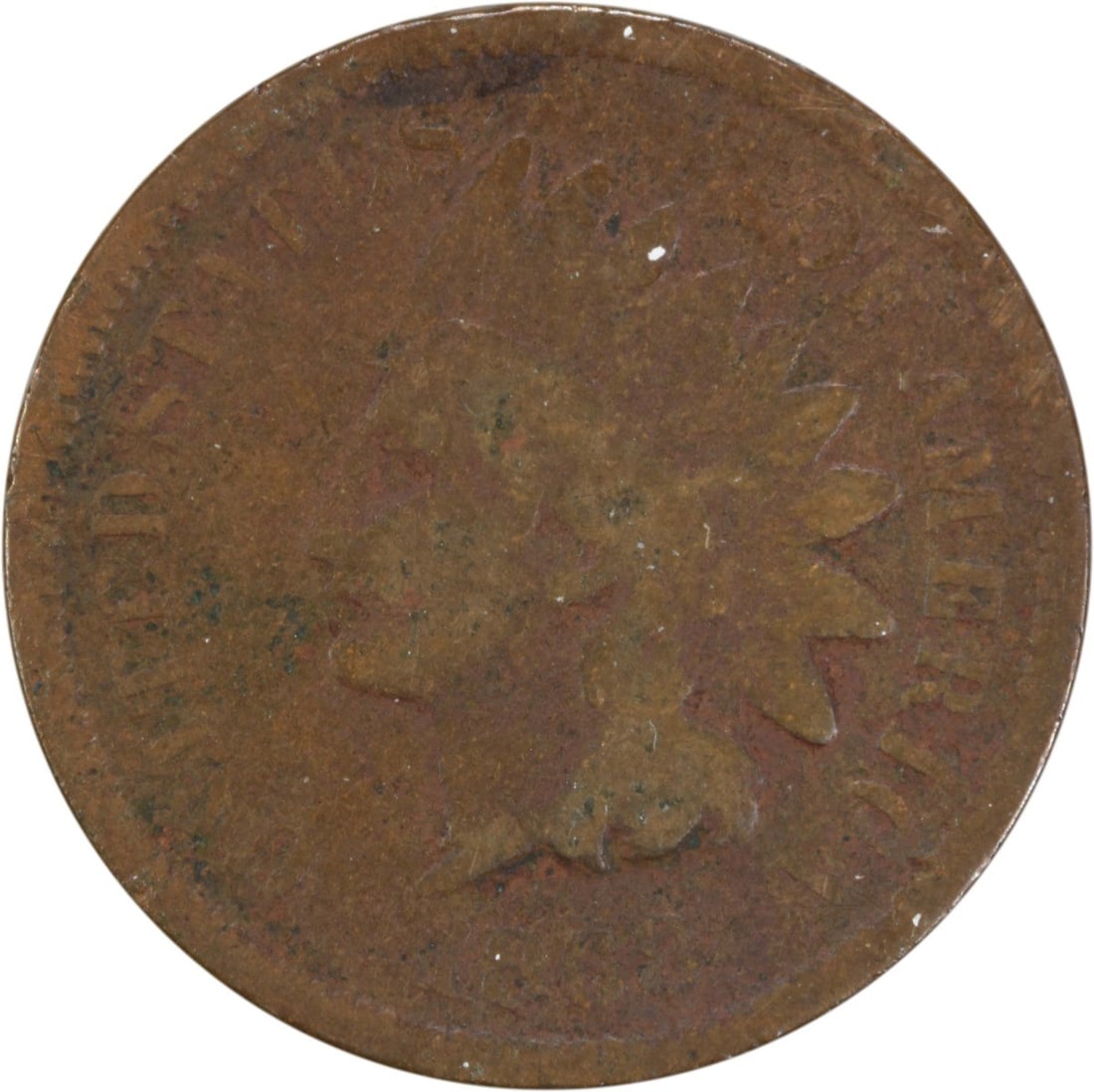 1868 Indian Head Cent G Circulated Uncertified Philadelphia Mint (1 of 2)