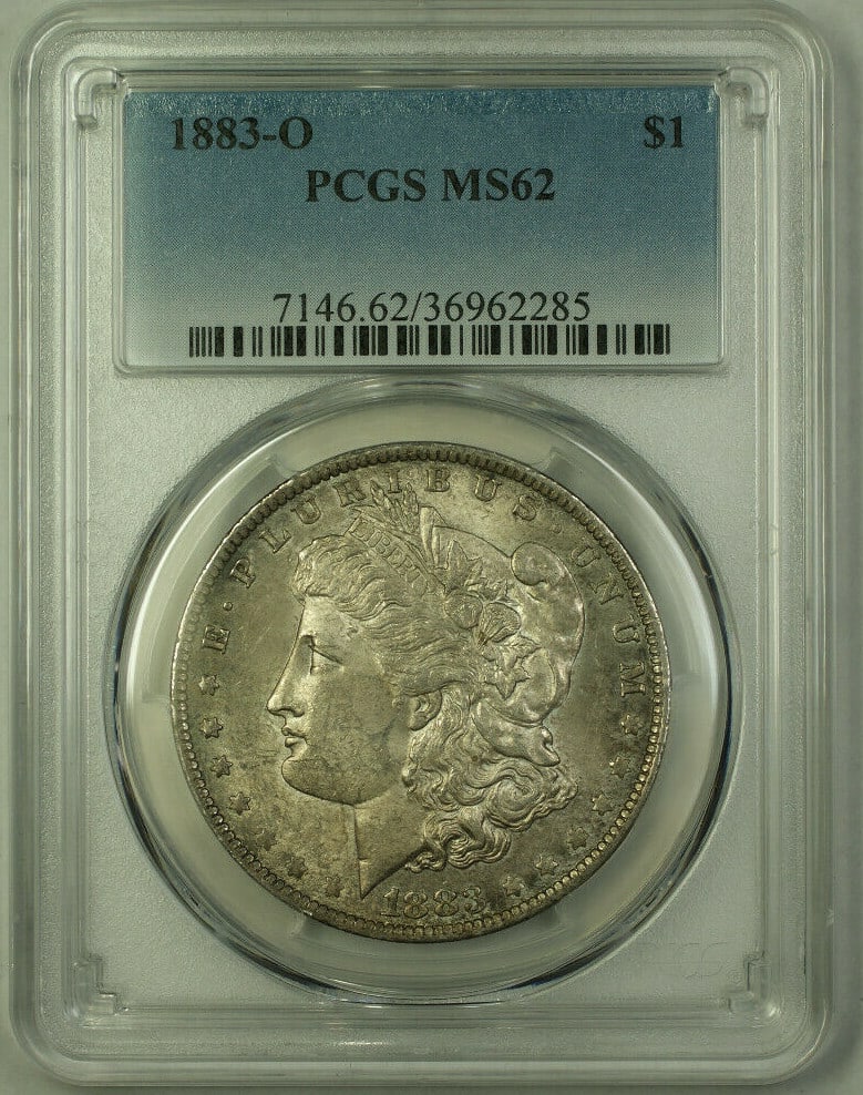 Set of 20 PCGS MS62 1883-O Morgan Silver Dollars Toned Uncirculated (1 of 2)
