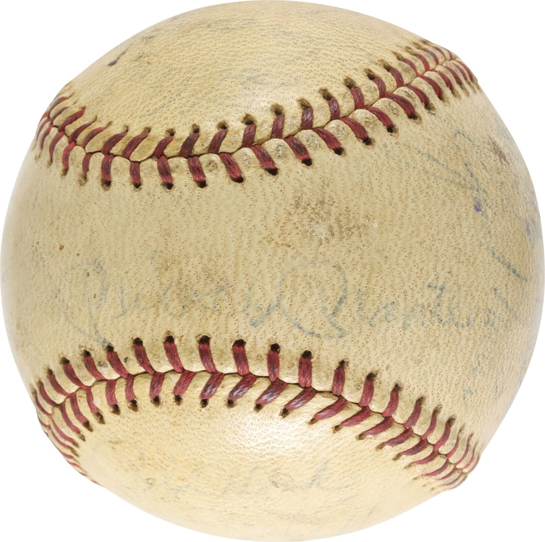 1961 Yankees Team Signed Baseball Mickey Mantle Roger Maris PSA LOA (1 of 8)