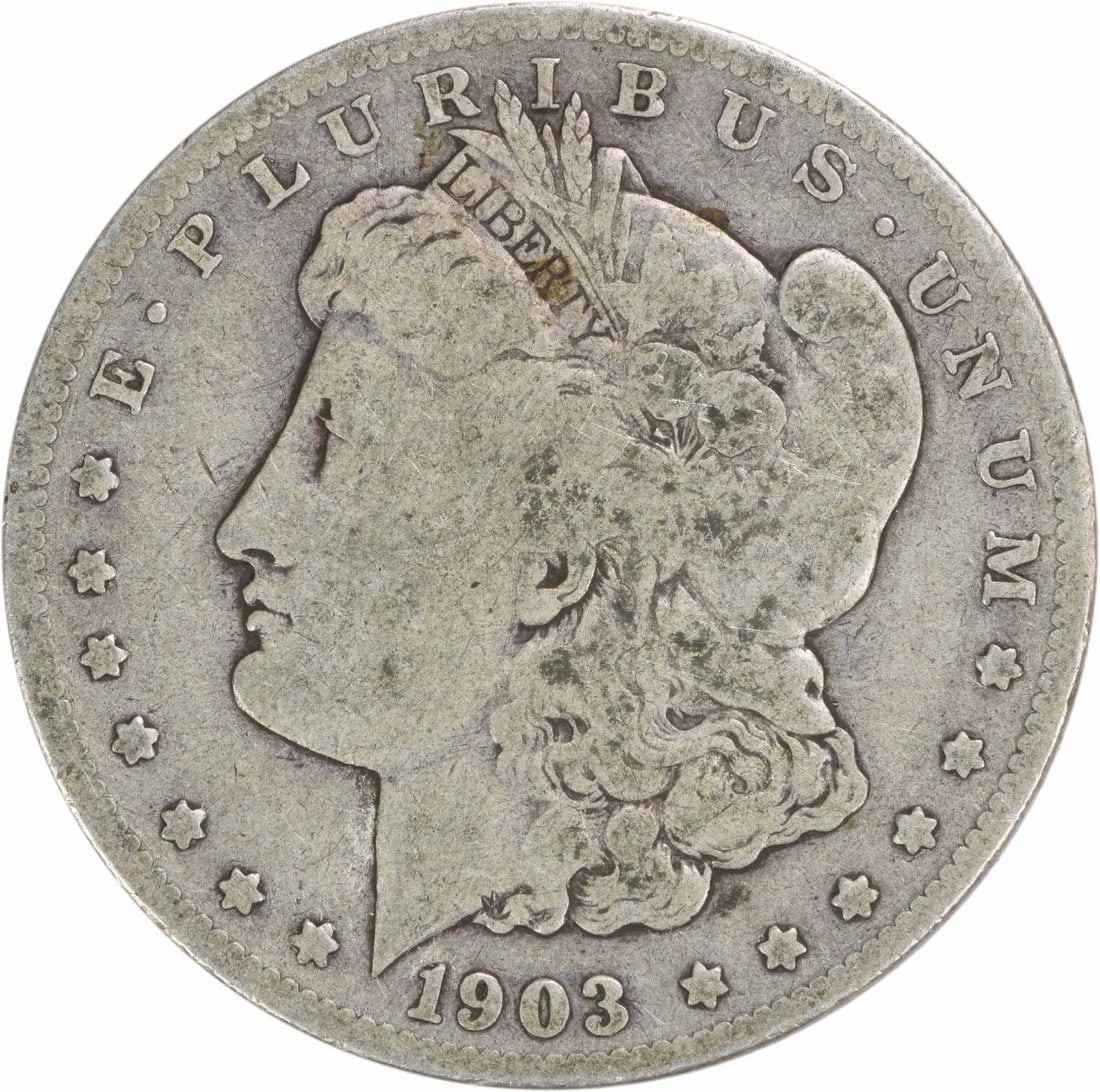 1903-S Morgan Silver Dollar Uncertified Coin 90% Silver: 1903-S Morgan Silver Dollar Uncertified Coin 90% Silver This 1903-S Morgan Silver Dollar is a remarkable piece of numismatic history. Featuring a composition of 90% silver and 10% copper, this coin wa