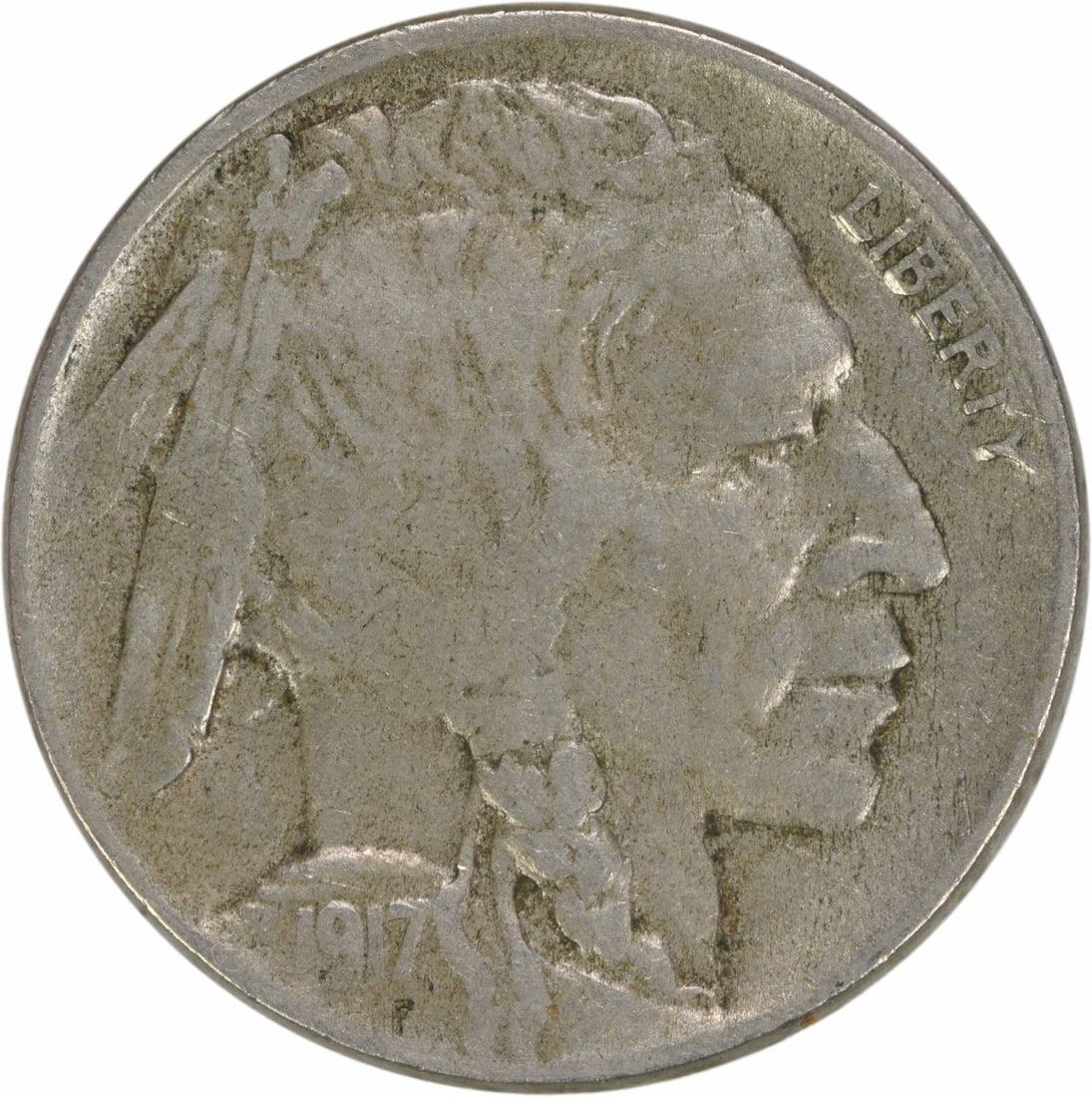 1917-D Buffalo Nickel 5C F Uncertified Coin Denver Mint (1 of 2)