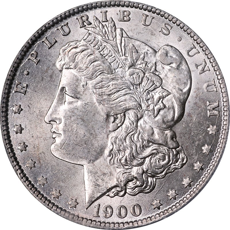 1900-O/CC Morgan Silver Dollar PCGS MS63 Uncirculated Coin (1 of 4)