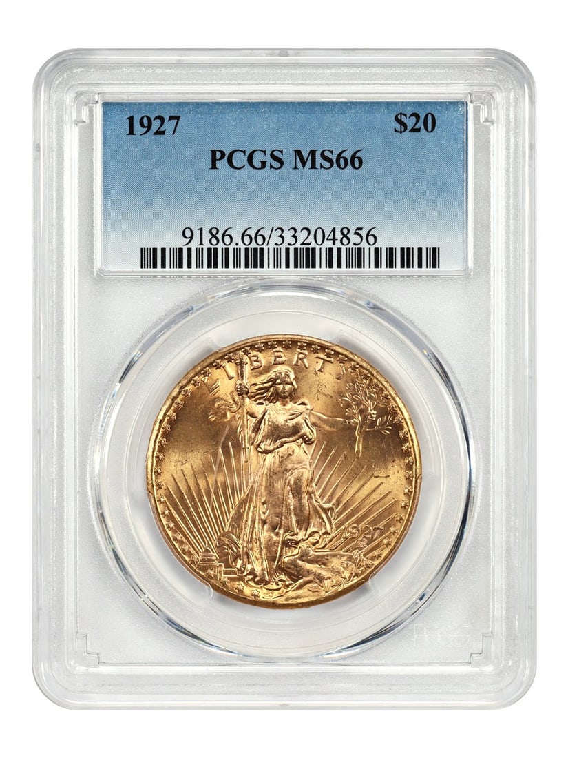 1927 Saint-Gaudens $20 Gold Coin PCGS MS66 Philadelphia Mint (1 of 4)