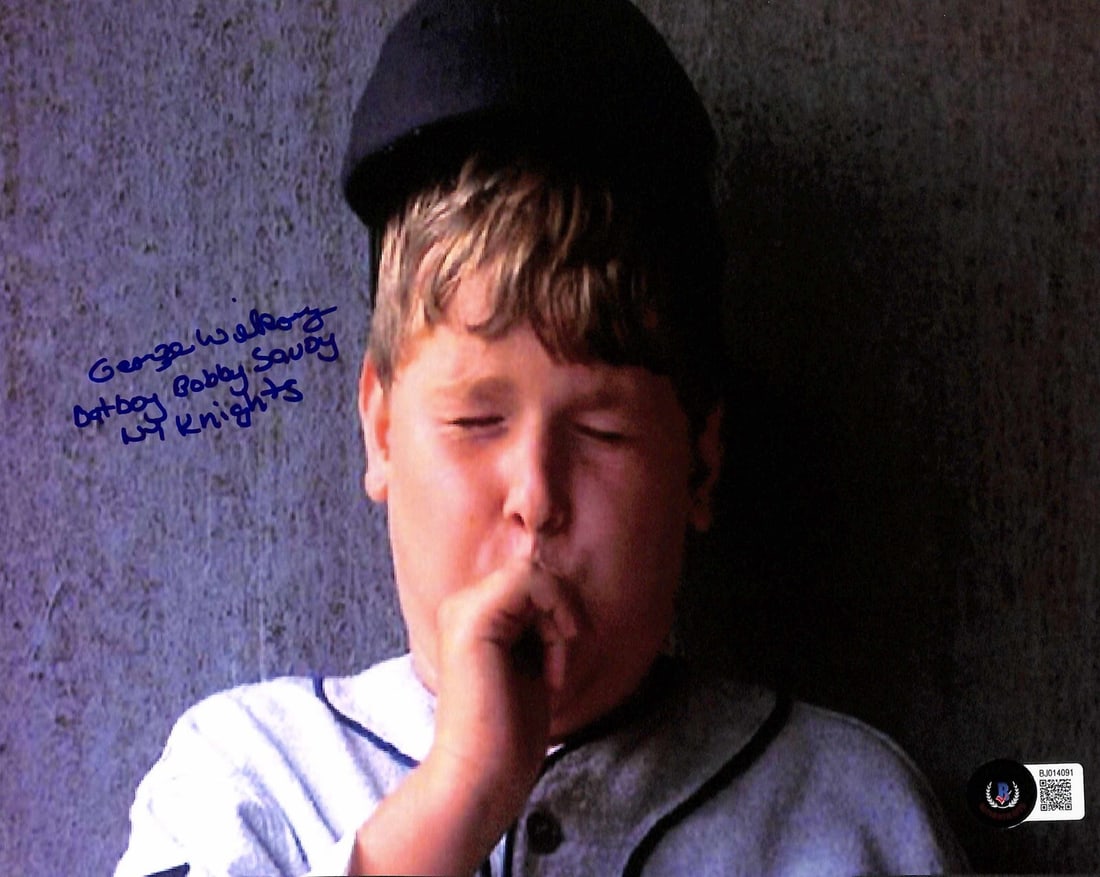 George Wilkosz Signed 8x10 Photograph Bobby Savoy The Natural Beckett Certified: George Wilkosz Signed 8x10 Photograph Bobby Savoy The Natural Beckett Certified This is an authentic autographed 8x10 photograph of actor George Wilkosz, known for his role as "Bobby Savoy" in the fil