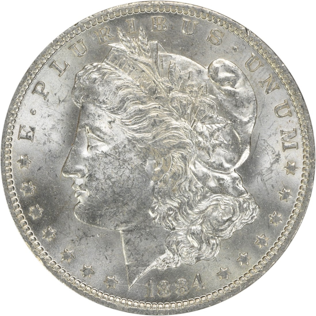 1884-O Morgan Silver Dollar BU Uncertified Silver Coin (1 of 2)