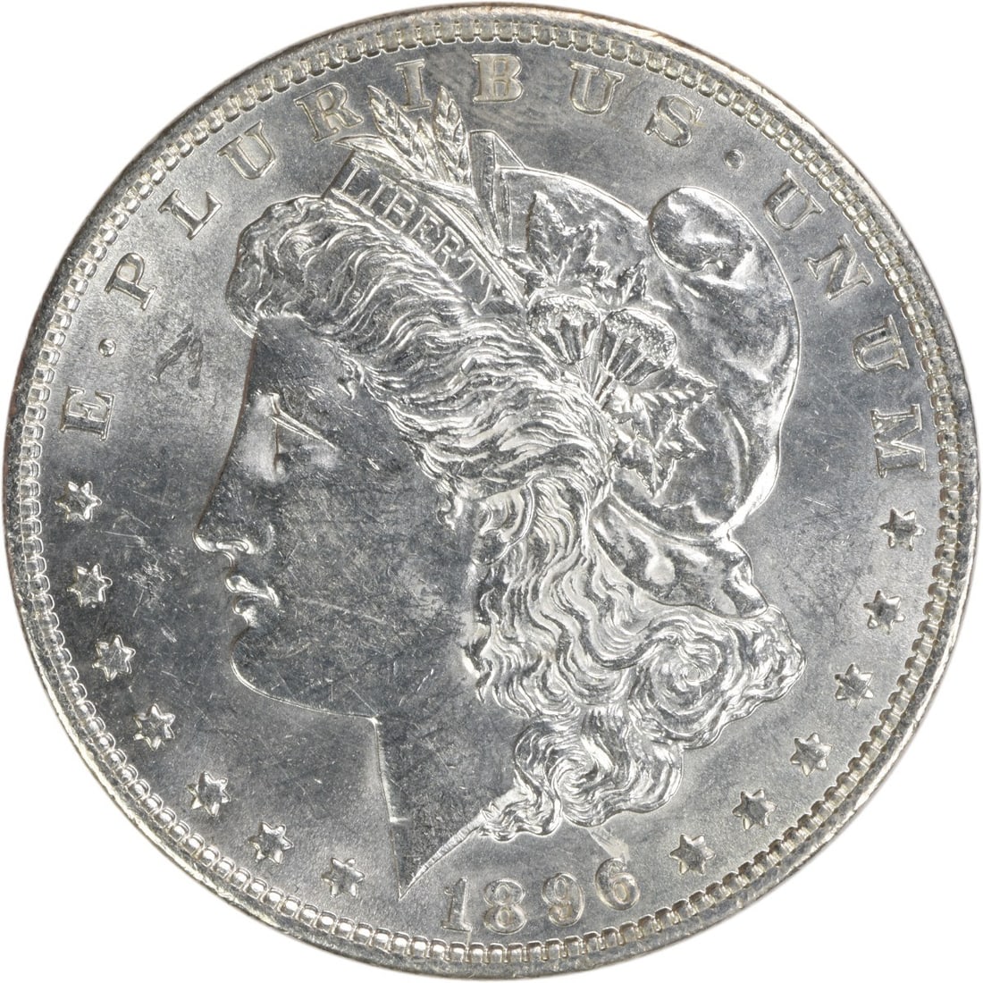 1896 Morgan Silver Dollar Uncertified BU Silver Coin (1 of 2)
