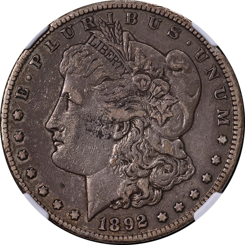 1892-CC Morgan Silver Dollar NGC VF35 Certified Silver Coin (1 of 4)