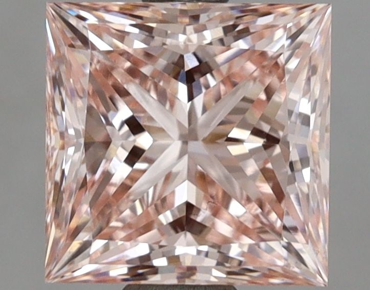 Loose Diamond - PRINCESS 2.01ct Fancy Intense Pink VS1 (1 of 1)